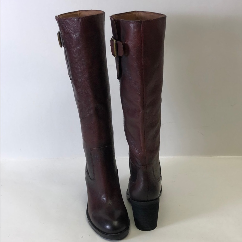 Lucky Brand Leather Dark Brown Boots New 6 - Picture 4 of 8